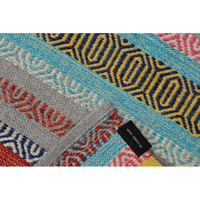 Bakero Saffron Handmade Kilim Cotton Red/Yellow/Blue Rug & Reviews Wayfair.co.uk